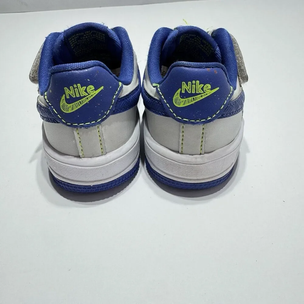Nike Force 1 LV8 3 PS HM0754-025 Cork Blue Preschool Shoes Size 8.5C